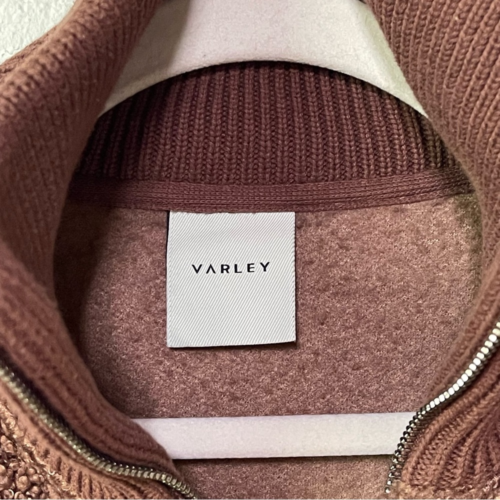 Varley Brown Textured Jacket - Picture 7 of 12